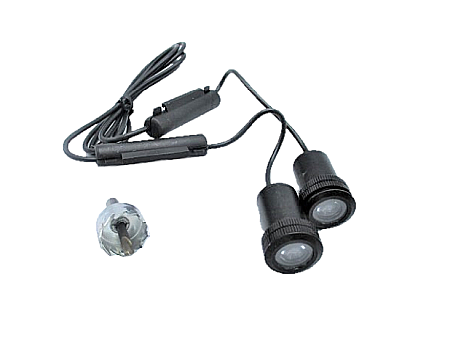 Proiector LED logo portiera Mercedes Benz lampa logo usa auto iluminare portiera 12-24V set 2 buc [0]