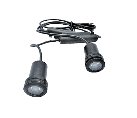 Proiector LED logo portiera Mercedes Benz lampa logo usa auto iluminare portiera 12-24V set 2 buc [1]