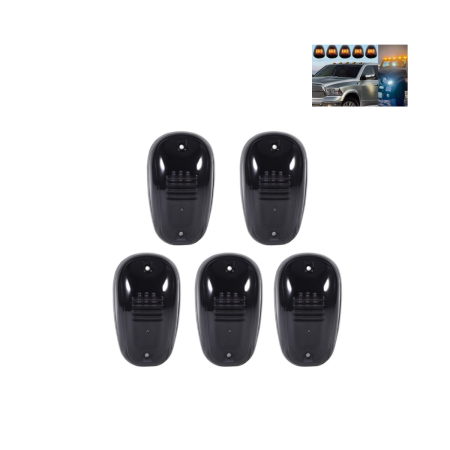 Lampi Auto Bec / Led - Lămpi Plafon auto fumurii LED galben, Universale SUV, Off-Road 12V