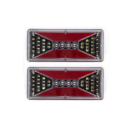 Lampi Auto Bec / Led - Lampi  LED cu 4 functii, semnalizare dinamica, remorca, utilaje 24V