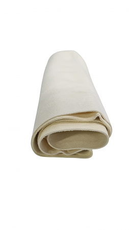 Laveta din Piele Caprioara 40x40 cm Alba [3]