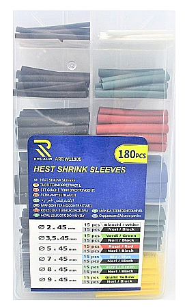 Banda izolatoare - Manson termocontractabil auto color 180 piese