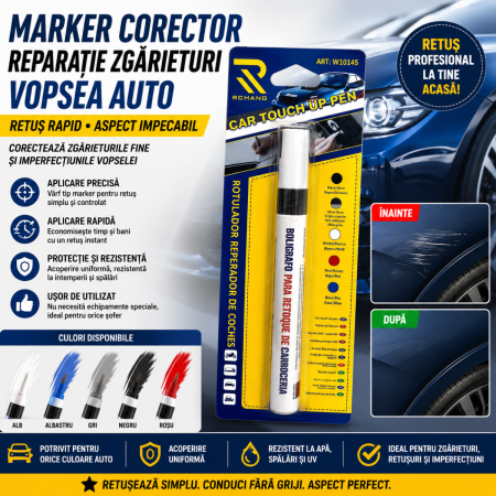 Kit-uri Reparatii Auto - Marker corector reparatie zgarieturi vopsea auto color retus caroserie