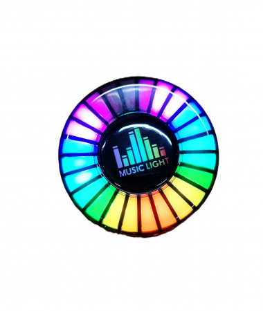 Odorizant Auto Lumini Led RGB care ritmeaza pe muzica, prindere grila, incarcare USB [4]