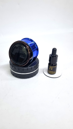Ornament bord auto solar rotativ aromaterapie tip janta [2]