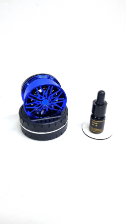 Ornament bord auto solar rotativ aromaterapie tip janta [1]