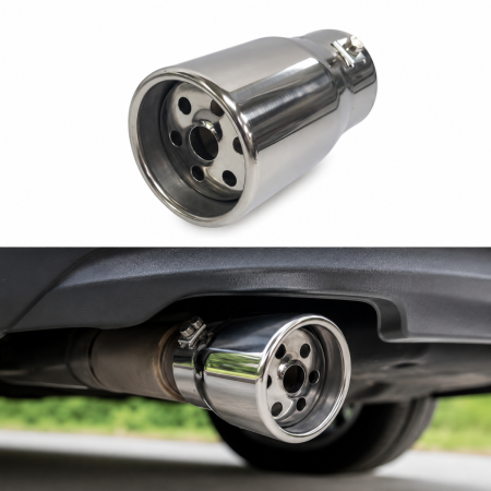 Ornamente Toba Auto - Ornament toba esapament inox Ø 6 cm conic universal HJ-6013