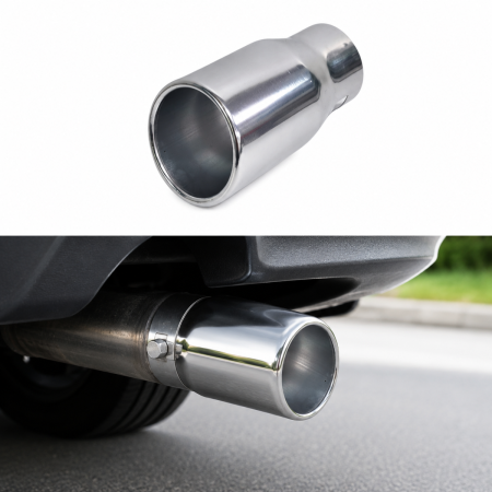 Ornamente Toba Auto - Ornament toba esapament inox Ø 6 cm sport universal HJ-686