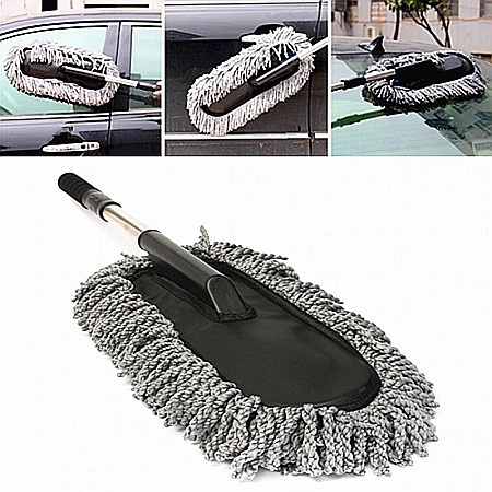 Perie de curatare auto din microfibra cu maner reglabil [1]