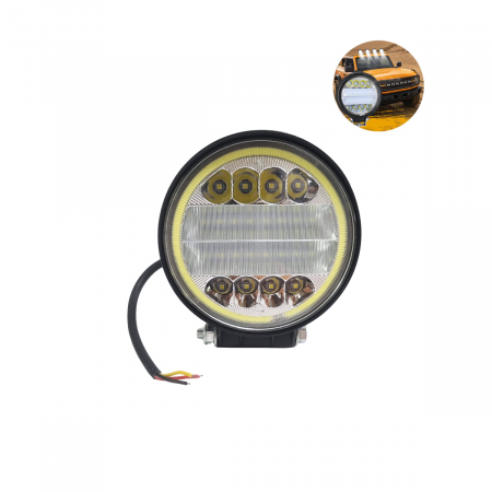 Proiectoare Auto - Proiector LED Spot 72W Alb Rece, Galben 12V-24V