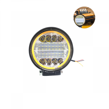 Proiector LED Spot 72W Alb Rece, Galben 12V-24V