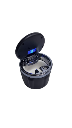 Scrumiera Auto iluminata Led, Universala, interior Ceramica [3]