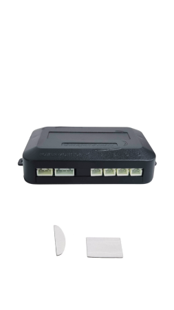 Senzori parcare 18 mm cu mufe si display digital cu afisaj si sunet Negru Lucios / Gri / Alb 12V [3]