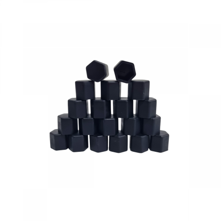 Set 20 Capacele Silicon Prezoane Roti Negre 17"19" [1]
