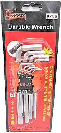 Set 9 chei imbus cap Hexagonal CR-V 1.5-10mm [3]
