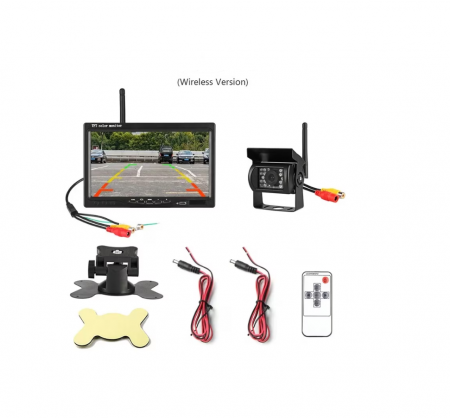 Sistem Camera Auto Wireless cu Monitor HD Camera 7" IR WaterProof [2]