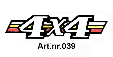 Diverse modele - Sticker "4 x 4"