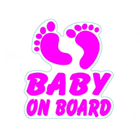 ACCESORII AUTO - Sticker auto Baby On Board 13.5x12 cm