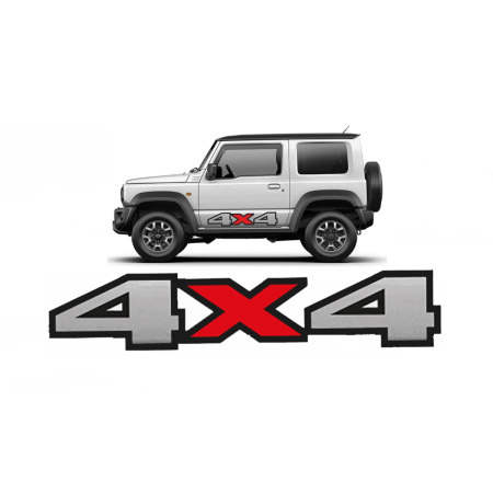 Diverse modele - Sticker auto text 4x4 60x12 cm set 2 piese