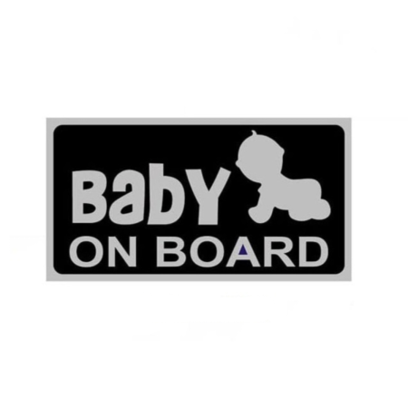 ACCESORII AUTO - Sticker Baby On Board auto 14x7.5 cm