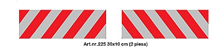 Diverse modele - Sticker Banda Reflectorizanta 30 cm RA2