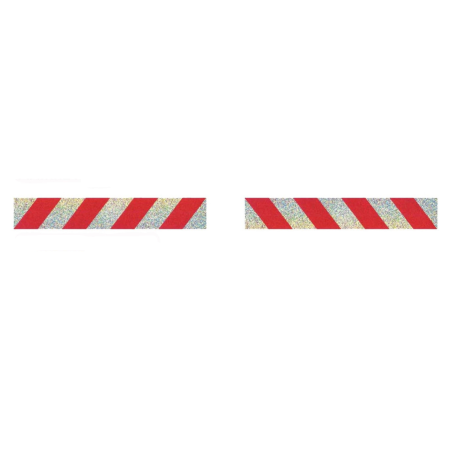 Diverse modele - Sticker banda reflectorizanta auto 4.5x23 cm set 2 piese