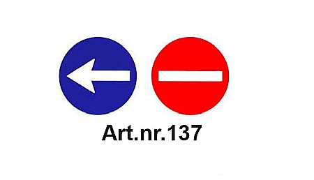 Diverse modele - Sticker "Depasire / Interzis" 2 piese