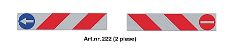 Diverse modele - Sticker "Depasire / Interzis" Banda Reflectorizanta