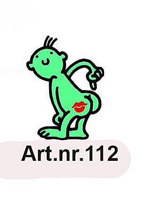 Diverse modele - Sticker Funny Kiss 9.5x7.5 cm decor auto amuzant
