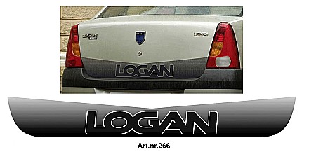 Diverse modele - Sticker Dacia LOGAN 107x15 cm sport tuning diverse culori