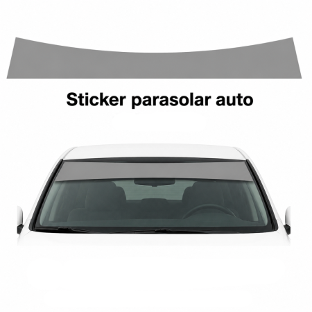 Diverse modele - Sticker parasolar auto 130x19 cm diverse culori tuning