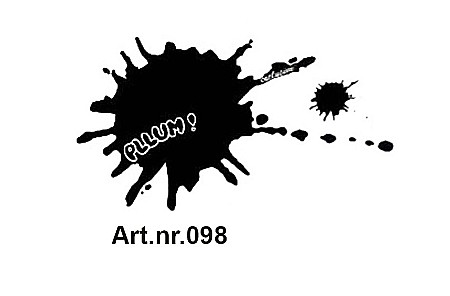 Diverse modele - Sticker Pllum pata vopsea 24x14 cm diverse culori