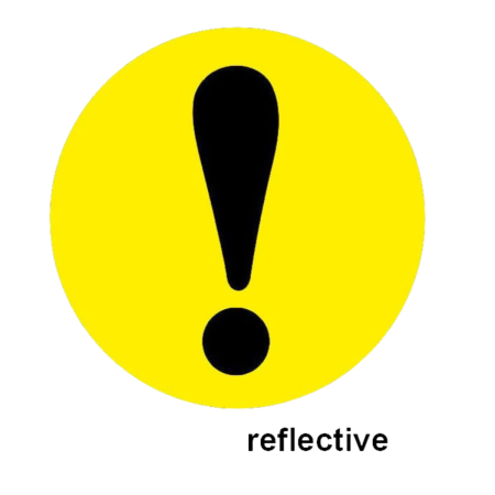 Semn incepator - Sticker semn incepator reflectorizant 19 cm auto