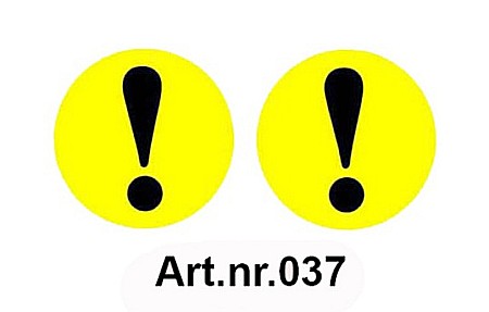 Semn incepator - Sticker semn incepator auto interior 9 cm set 2 buc universale