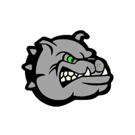 Diverse modele - Sticker simbol Bulldog metalic 9.5x11.5 cm decor auto
