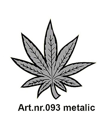 Diverse modele - Sticker simbol Frunza metalic
