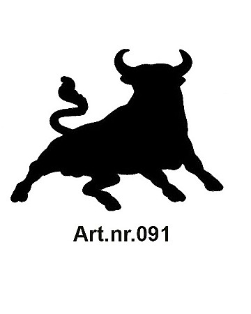 Diverse modele - Sticker simbol Taur negru