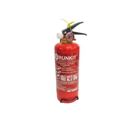 Accesorii Siguranta Auto - Stingator Auto PSI cu pulbere tip P1, manometru, omologat RAR 1kg