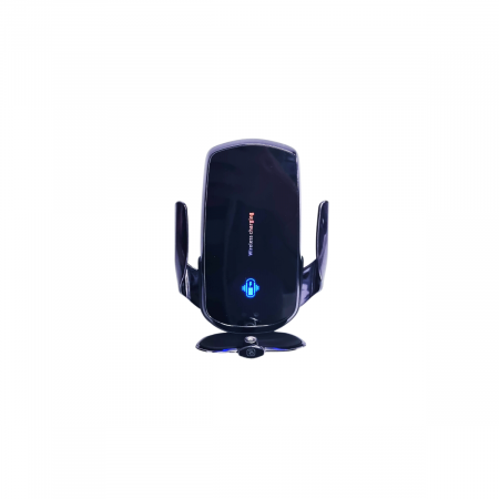 Suport Auto Telefon, Incarcare Fast Charge 15W Wireless sau cu mufe adaptoare, Senzor Inteligent + CADOU Ventilator Portabil TIP C [2]