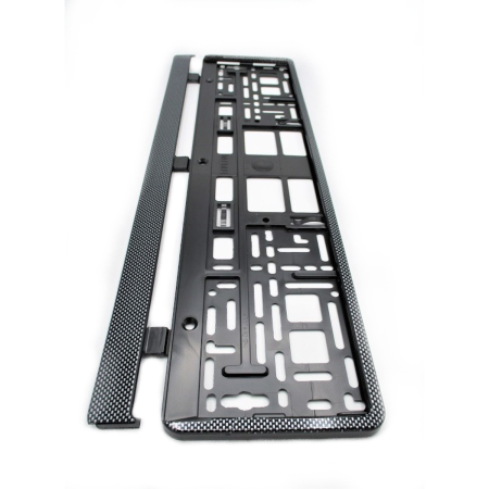 Suport numar inmatriculare auto carbon set 2 buc universal [1]