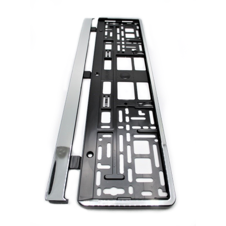 Suport numar inmatriculare auto crom set 2 buc universal [1]