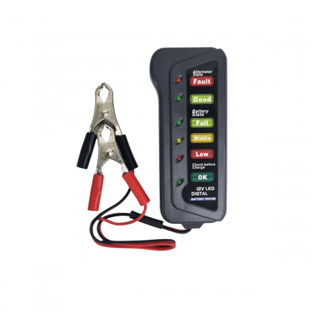 Testere Auto - Tester digital pentru baterii auto 12V cu 6 LED-uri