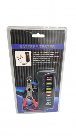 Tester digital pentru baterii auto 12V cu 6 LED-uri [1]