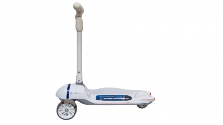 Trotineta cu 3 roti, led-uri colorate, cu Faruri tip Racheta [7]