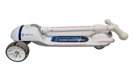 Trotineta cu 3 roti, led-uri colorate, cu Faruri tip Racheta [2]