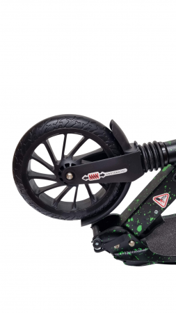 Trotineta pliabila cu dubla suspensie si frana pe disc URBAN Verde [9]