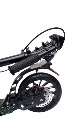 Trotineta pliabila cu dubla suspensie si frana pe disc URBAN Verde [6]