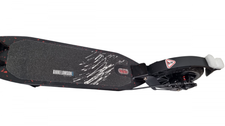 Trotineta pliabila cu dubla suspensie si frana pe disc URBAN Rosie [1]