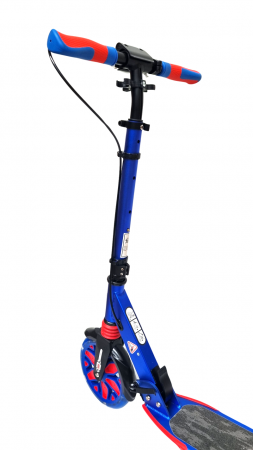 Trotineta pliabila cu Frana pe Disc, Suspensie Roata, LED-uri, ajustabila 100 kg RB [2]