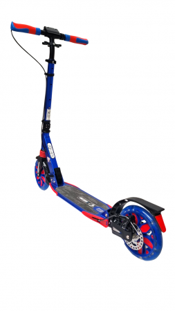 Trotineta pliabila cu Frana pe Disc, Suspensie Roata, LED-uri, ajustabila 100 kg RB [4]
